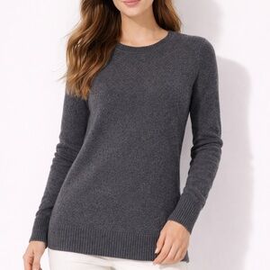 Banana Republic Charcoal Crew Neck Sweater touch of cashmere size S